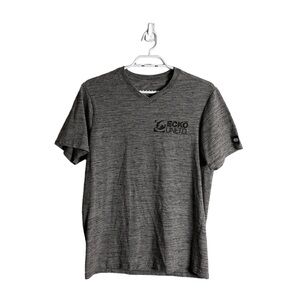 Ecko Unltd Men's Gray V-Neck Short Sleeve Graphic T-Shirt